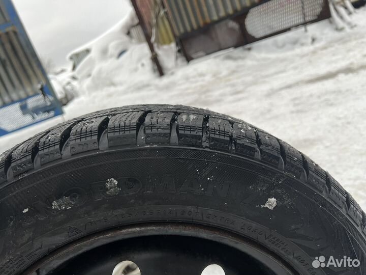 Колеса зимние 185 65 r14 на Логан