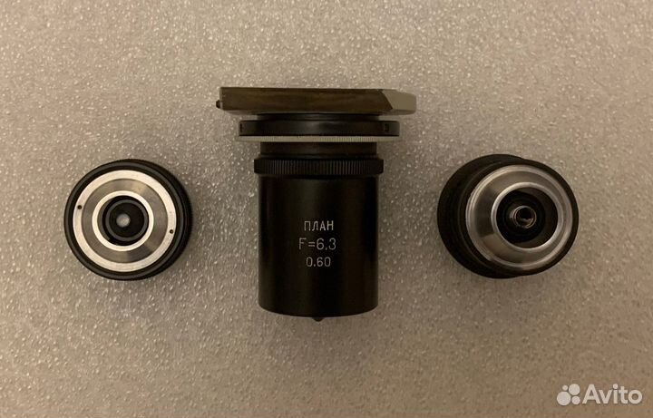 Объективы и окуляры к биологическим микроскопам