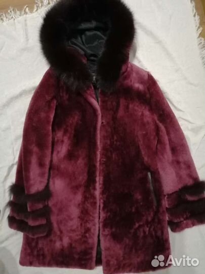 Шуба мутоновая 46