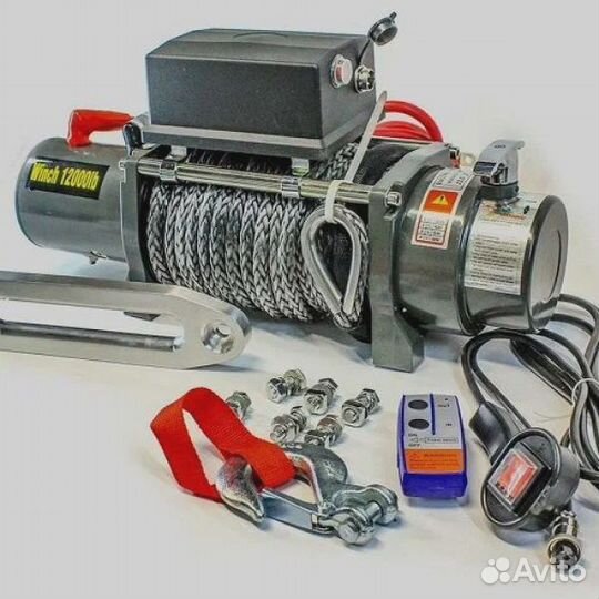 Лебедка электрическая 12V Electric Winch 12000lbs