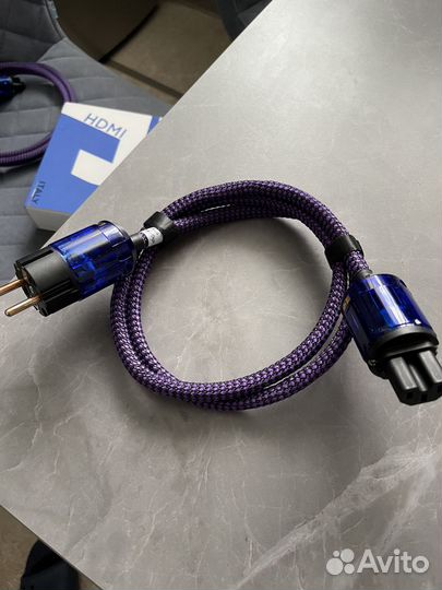 Силовые DipAudio 1м и 2м сетевые кабели