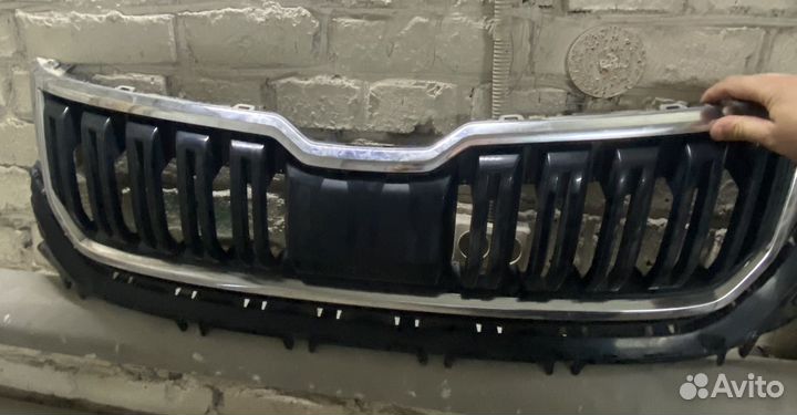 Решетка радиатора skoda kodiaq