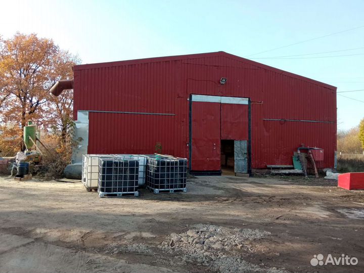 Линия прессованного бруса, шашки, бобышки. Пресс