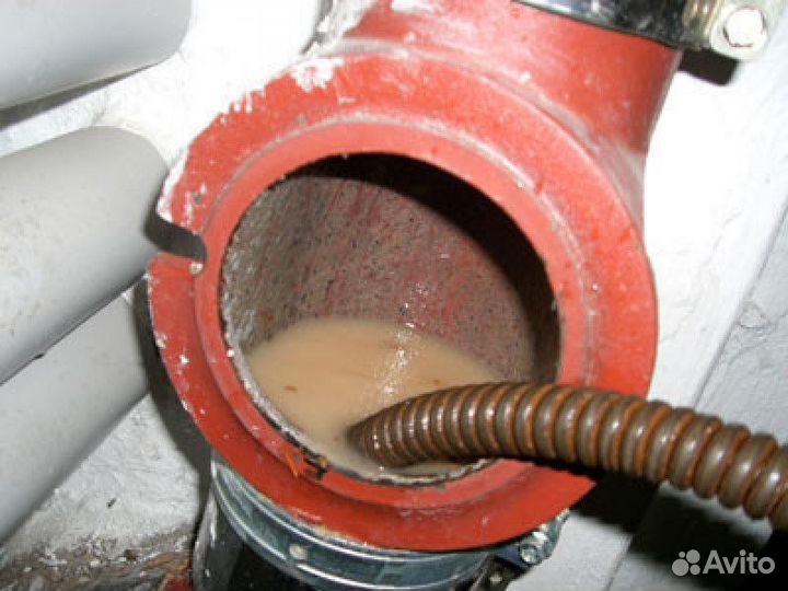 Прочистка засоров фекальных насосов, соло лифтов