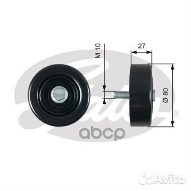 Ролик обводной приводного ремня T39276 Gates