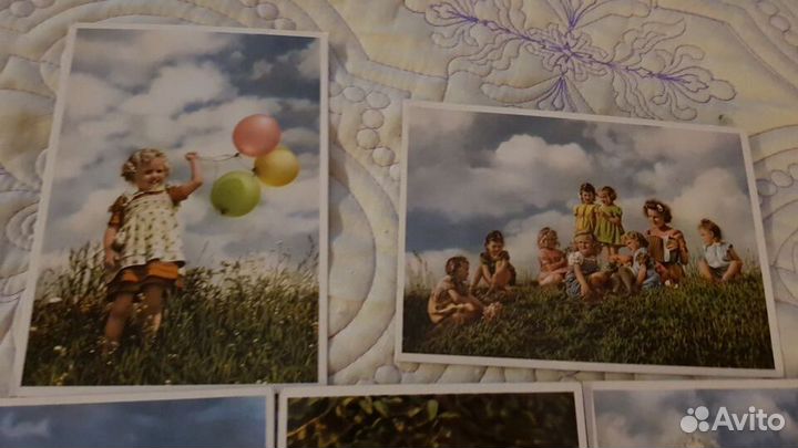 Открытки СССР дети