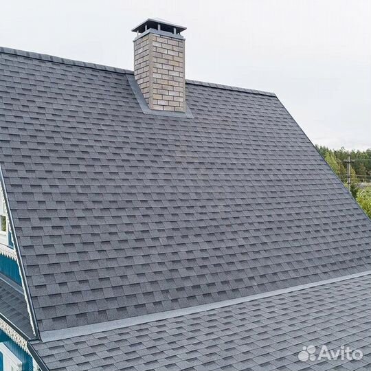 Гибкая черепица технониколь Шинглас ранчо серая
