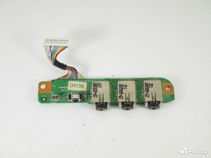 Плата audio разъемов для ноутбука HP Pavilion DV90