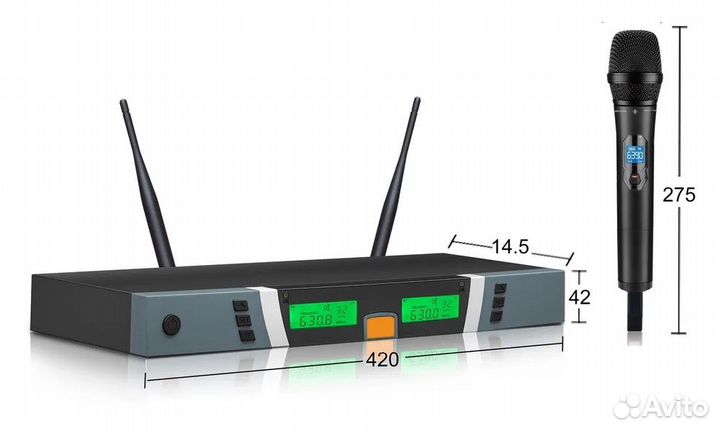 Радиосистема AveryStar AS-21 ручные микрофоны