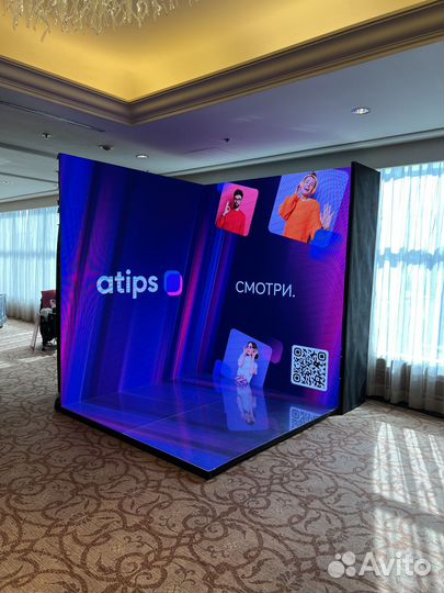 Аренда светодиодного Led экрана P3.9 под ключ