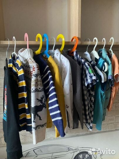 Огромные пакеты одежды для мальчика от 92-110