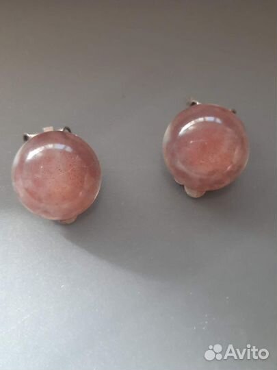 Винтажные клипсы и серьги