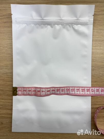 Белый матовый пакет дой пак