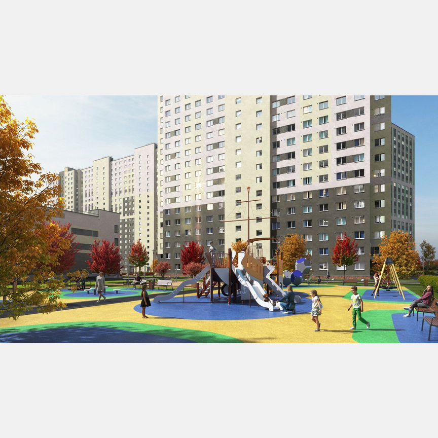 2-к. квартира, 56,3 м², 2/20 эт.