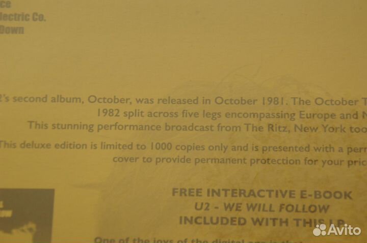 Виниловые пластинки U2 фирменные Редкие