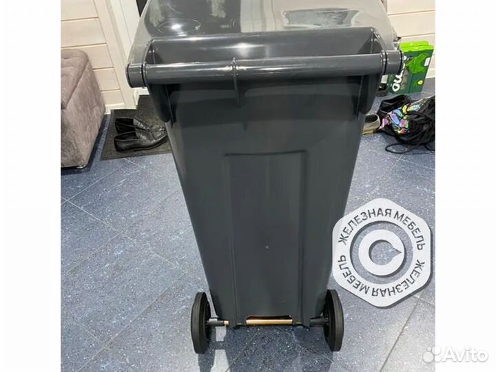 Мусорный бак-контейнер на колёсах 120л. MKT