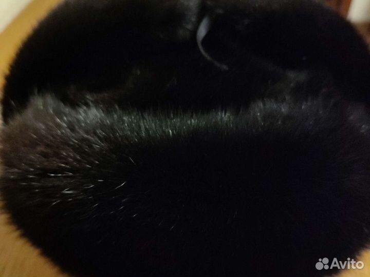 Шапка ушанка мужская норка