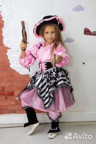 Костюм пиратки, пирата, разбойницы, разбойника