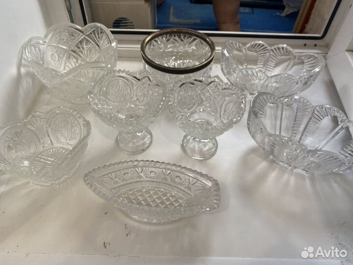 Хрустальная ваза