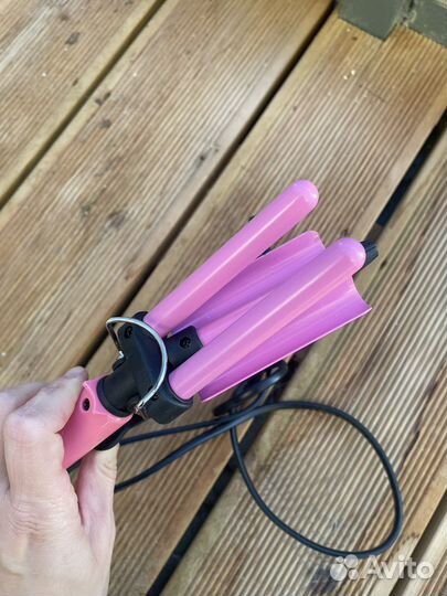 Плойка тройная для волос