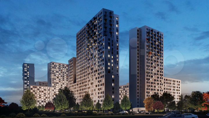 1-к. квартира, 54,8 м², 6/6 эт.