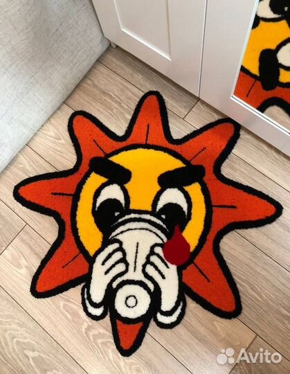 Коврик ручной работы