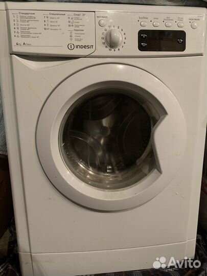 Стиральная машина узкая Модель Indesit iwue 4105