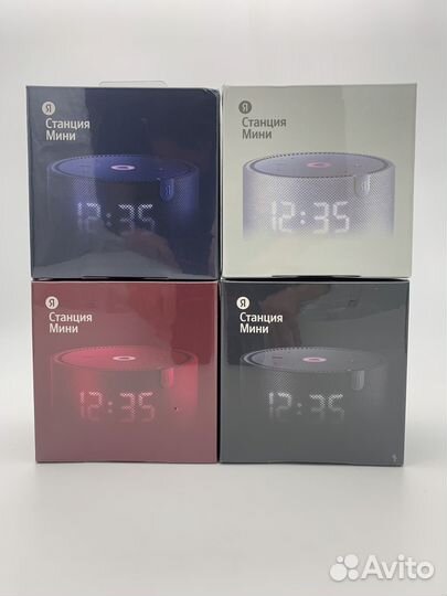 Умная колонка Яндекс Станция Мини с часами, 10Вт