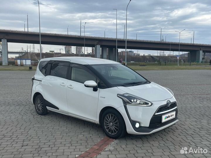 Toyota Sienta 1.5 CVT, 2017, 119 000 км