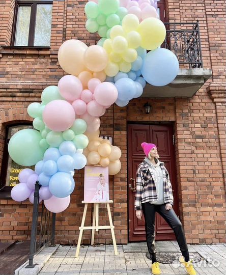 Гирлянда из шаров/Оформление шарами на открытие