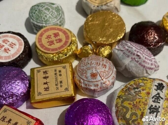 Набор китайский чай подарок Пуэр Габа Те Гуань Инь