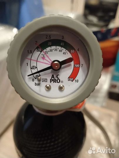 Балон для Дозаправки автокондиционера+ манометр