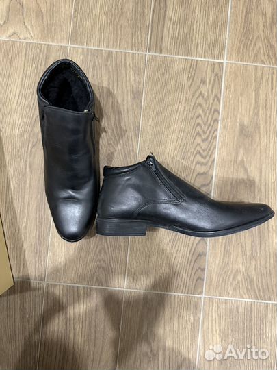 Полуботинки мужские с мехом уставные