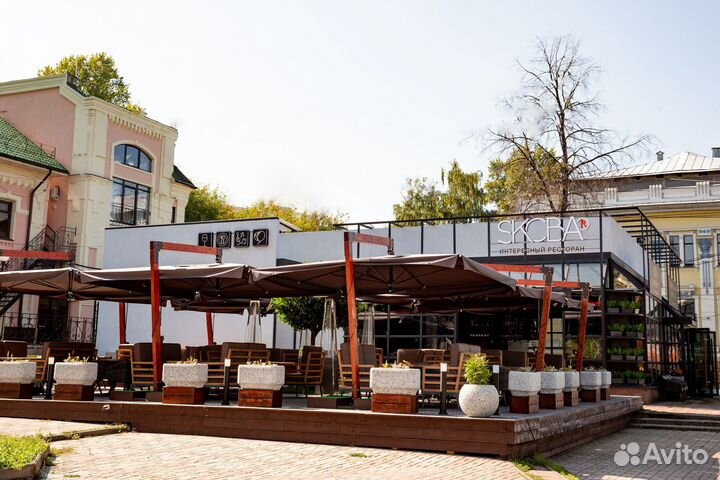 Уличный зонт для кафе 4 х 4