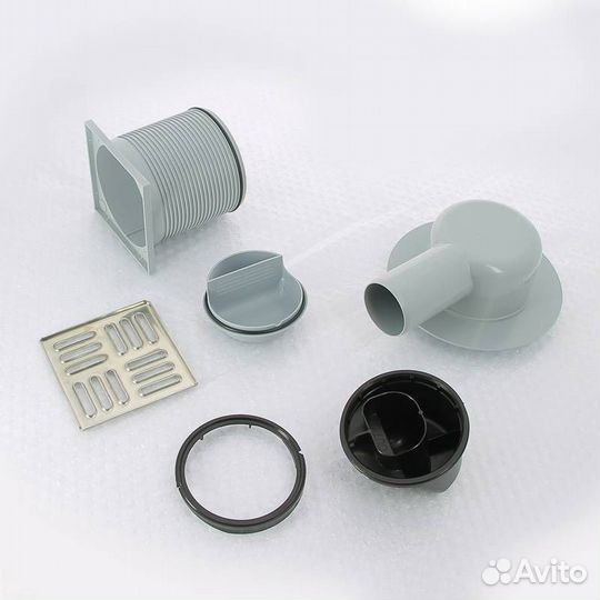 Трап Alcaplast 105x105/50 выпуск боковой гидрозатвор комбинированный