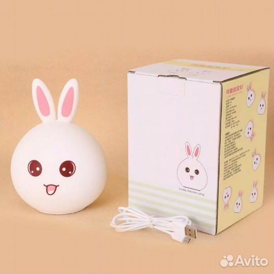 Ночник детский зайчик