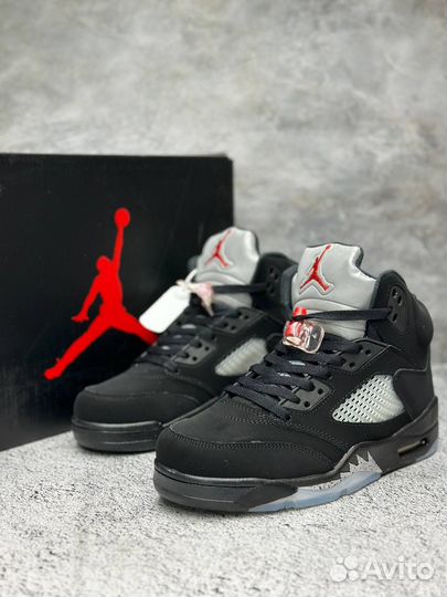 Nike Air Jordan 5 Retro Black Metallic