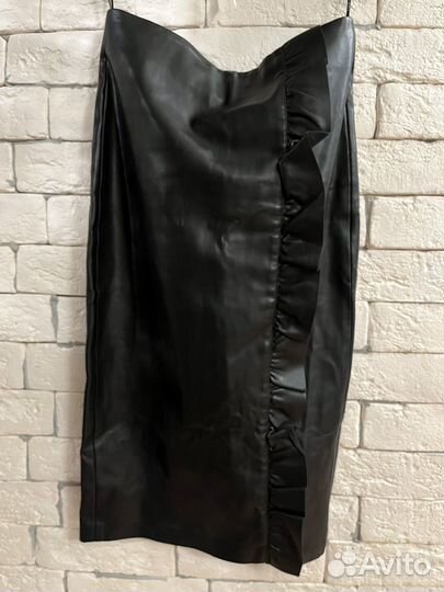 Кожаная юбка