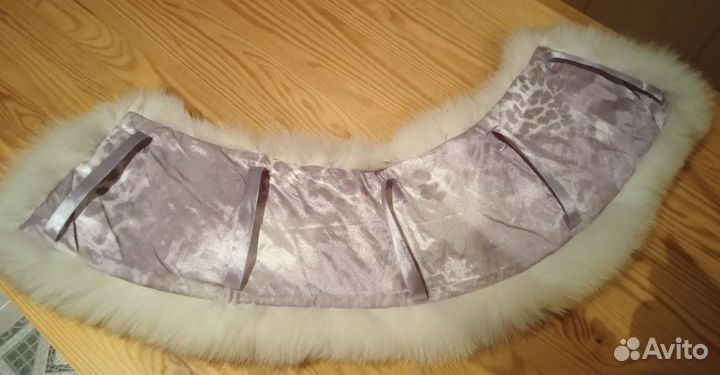 Меховой воротник песец