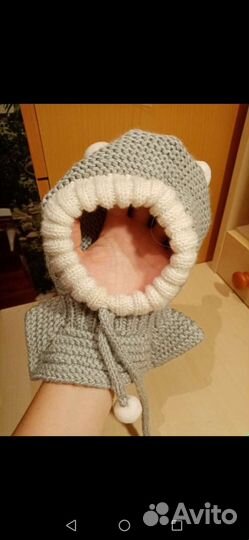 Шапка вязаная детская