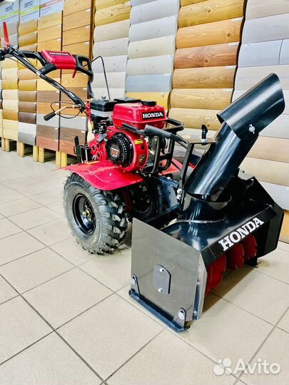 Мотоблок Honda13HP+Снегоуборочная приставка