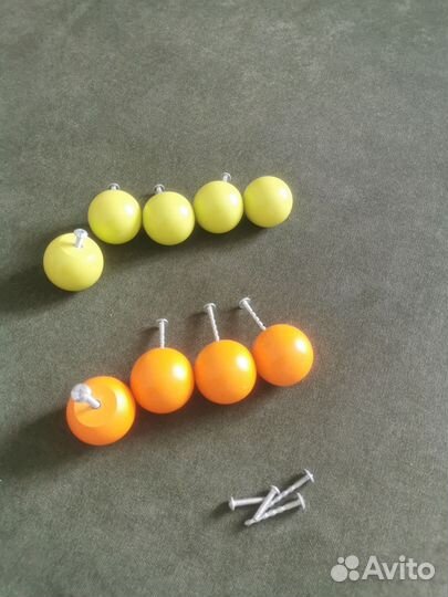 Интерьерные ручки деревянные d4см