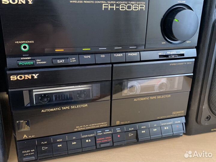 Sony HF-606R - super acoustic turbo sistem