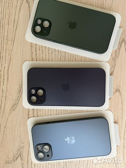 Чехол на iPhone 14 стекло С затой камеры