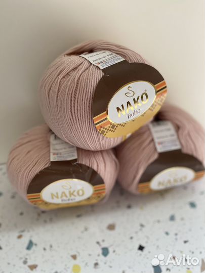 Носочная пряжа nako Boho