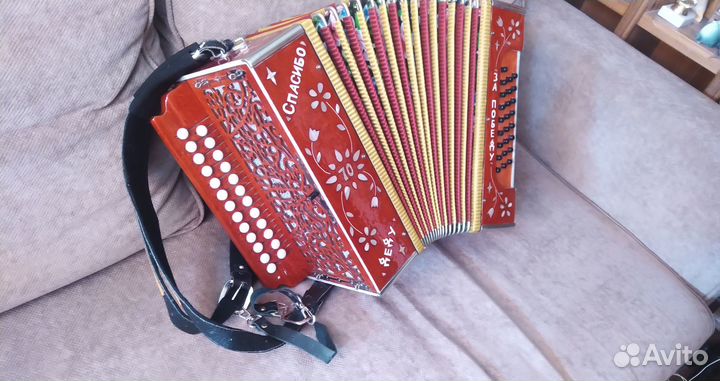 Гармонь Вологодская ретро 1940-50 гг