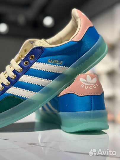 Adidas gazelle X Gucci (blue)