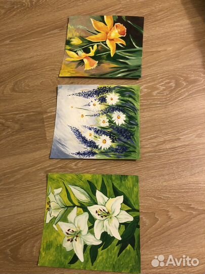 Картины гуашью