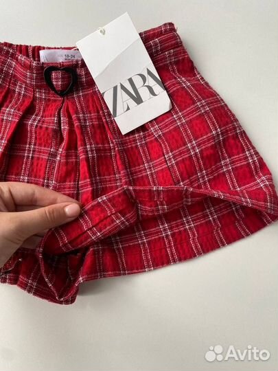 Шорты-юбка zara новые 92 см