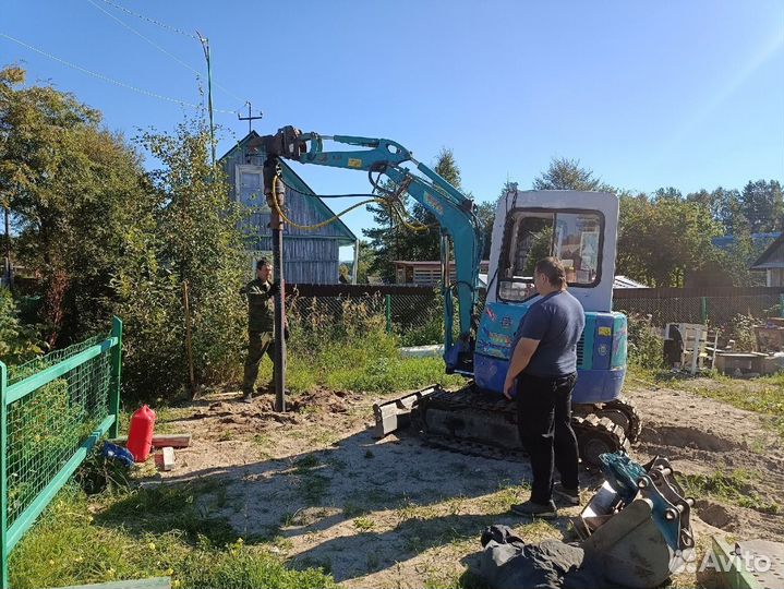 Свайно винтовой фундамент